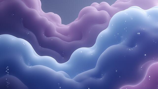 An infographic or abstract representation of sleep cycles (REM, deep sleep) with soothing colors.